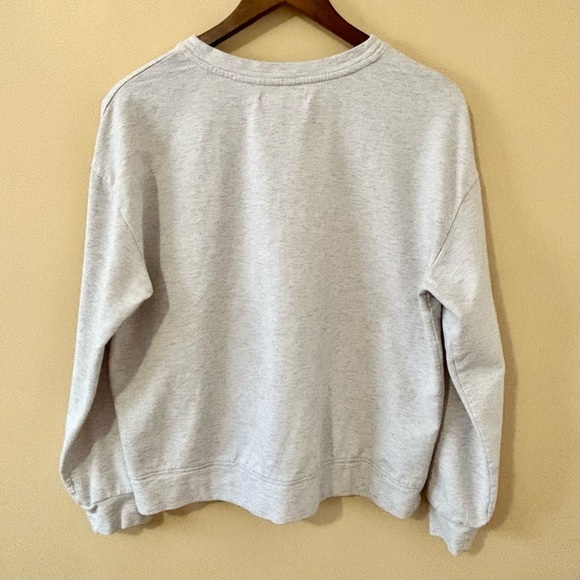 OAK + FORT| Men's Light Heather Grey Knit Crew Neck Sz XS - Picture 4 of 5